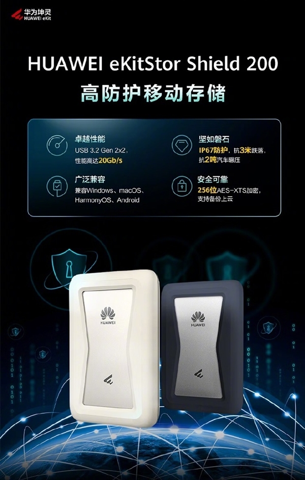 華為推新固態硬盤：速度2000MB/s 1TB版本769元